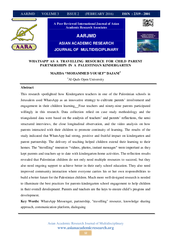 Sample parent essay about child image