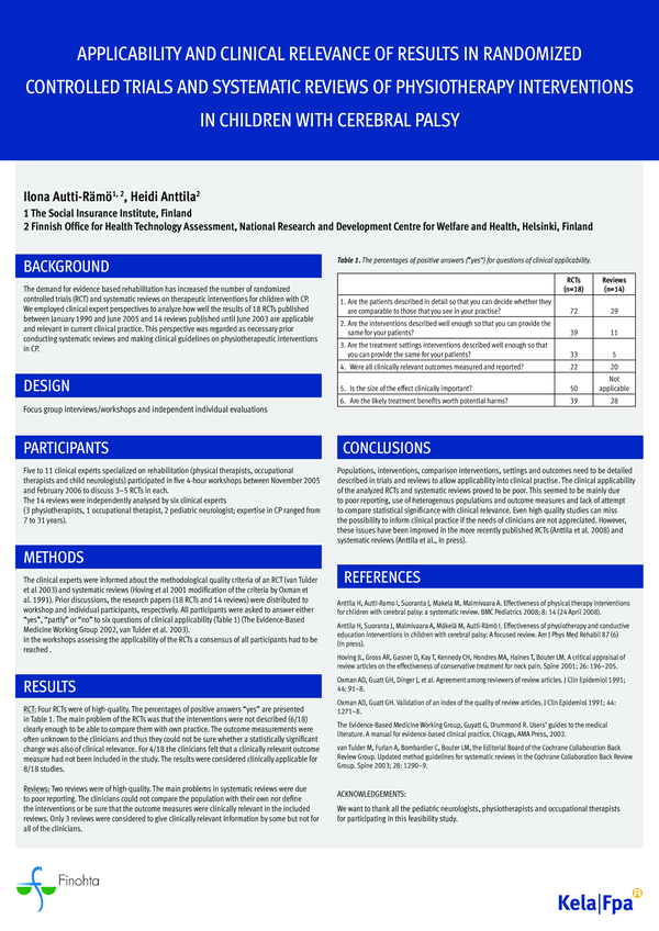(PDF) Applicability and Clinical Relevance of Results in Randomized ...