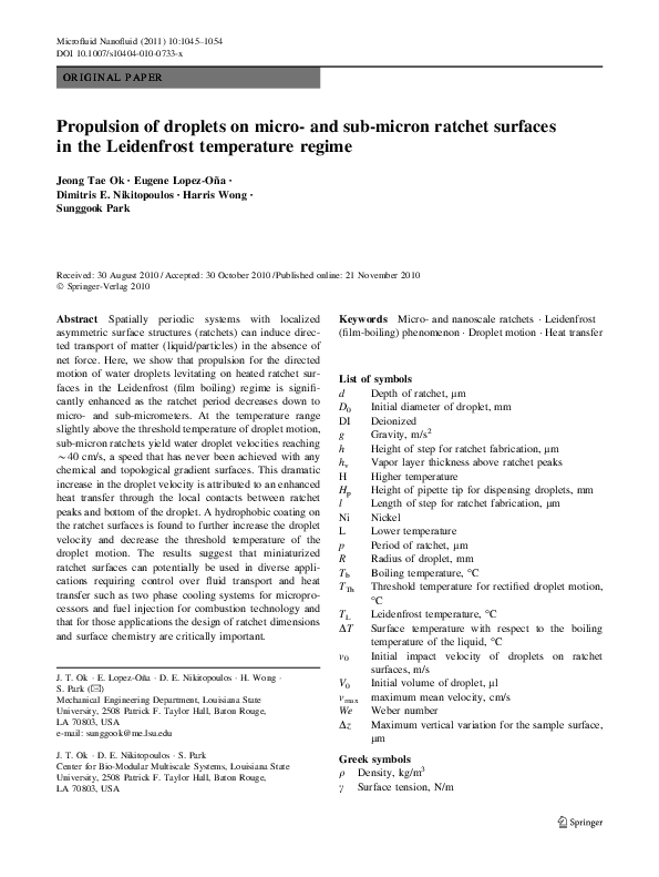 Leidenfrost essay picture