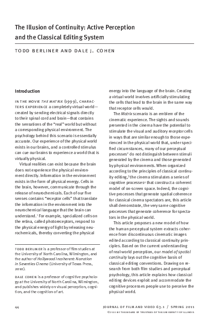 Perception essay sample image