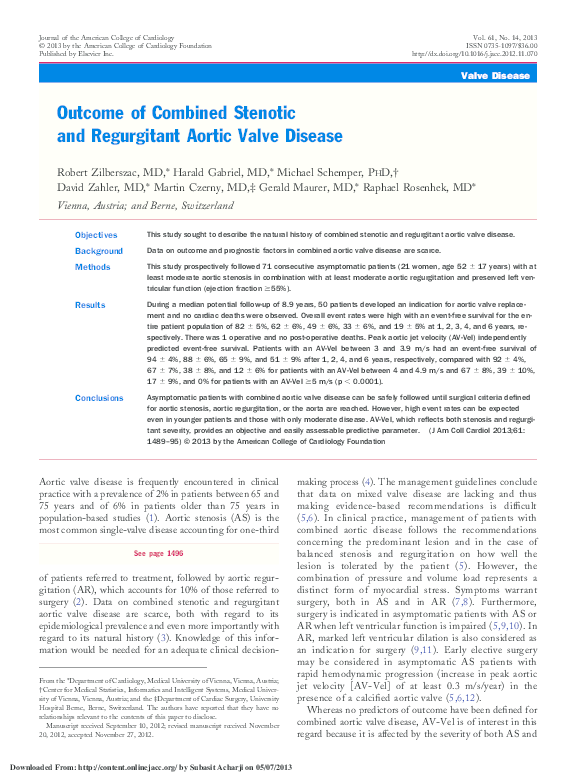 (PDF) Impact of Troponin Elevation on Outcomes of Patients With Acute ...