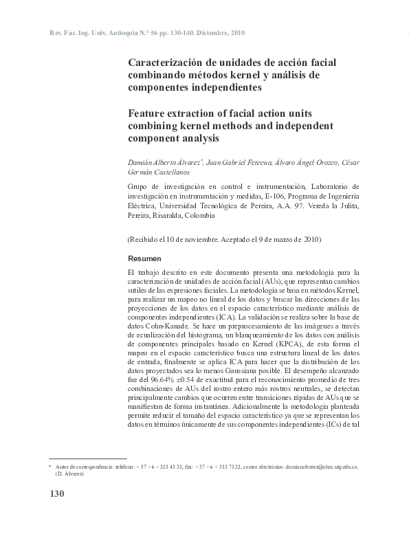 (PDF) Feature extraction of facial action units combining kernel ...