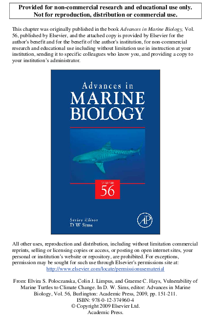(PDF) Chapter 2. Vulnerability of marine turtles to climate change