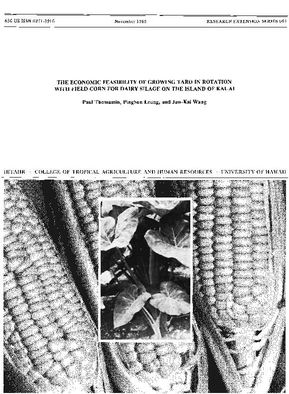 Research paper about taro picture