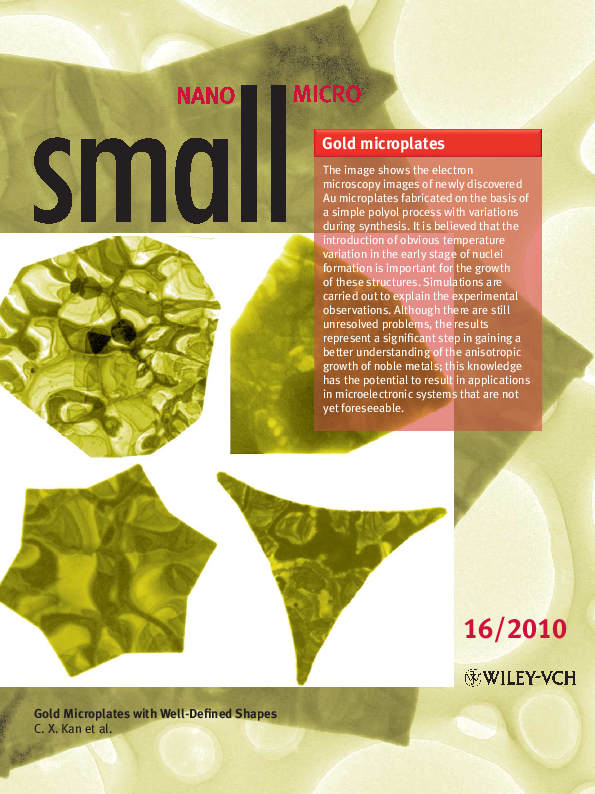 (PDF) Gold Microplates with Well-Defined Shapes