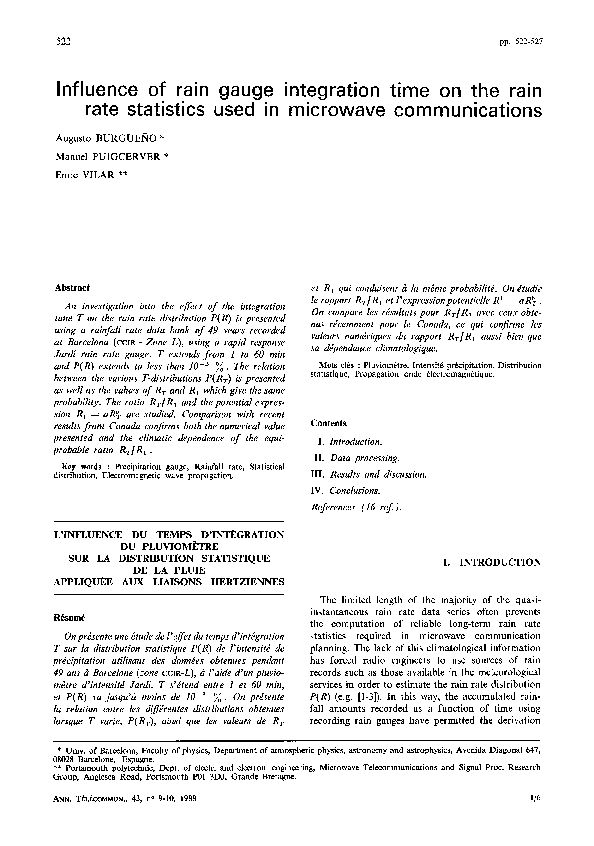 Importance of measuring rainfall picture