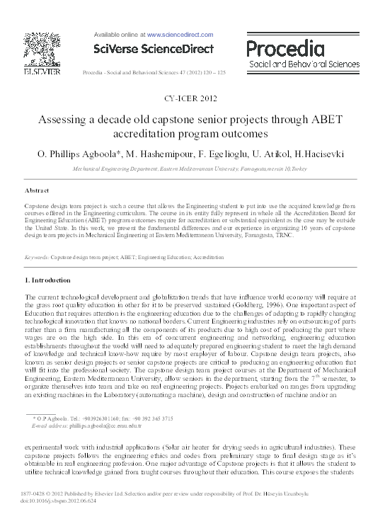 Abet capstone project image