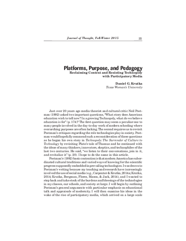 Essay on technopoly 07 image