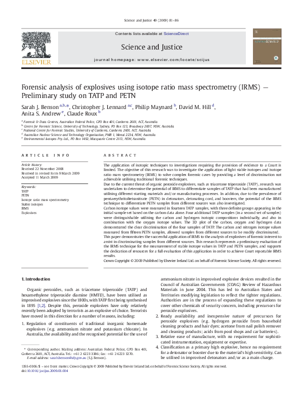 (PDF) Development and use of a thermal desorption unit and proton