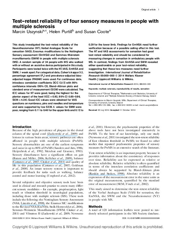Research Paper on Multiple Sclerosis | blogger.com