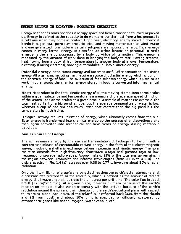 Balancing ecosystems essay image