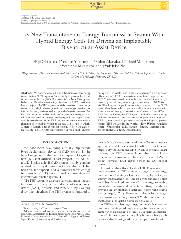 Artificial pumping of heart using transcutaneous transformer essay 02 picture