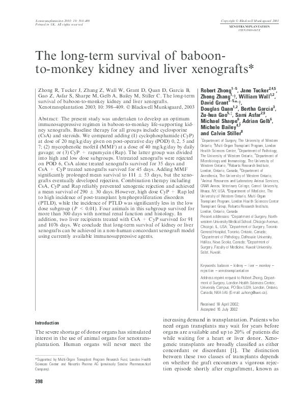 Uk essays xenotransplantation 07 image