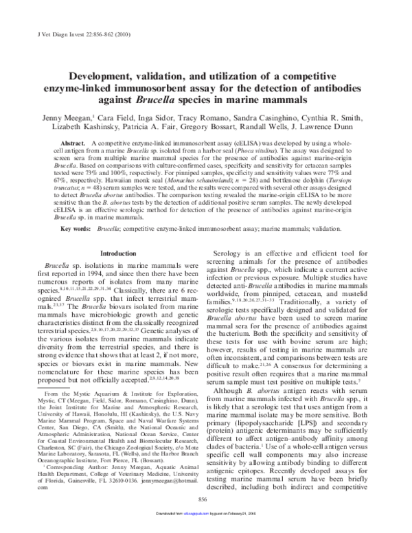 (PDF) Development, validation, and utilization of a competitive enzyme ...