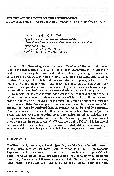 (PDF) The Impact of Mining on The Environment