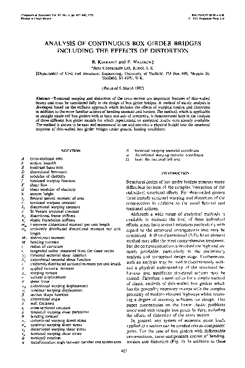 Step by step procedure for design of box girder bridge image