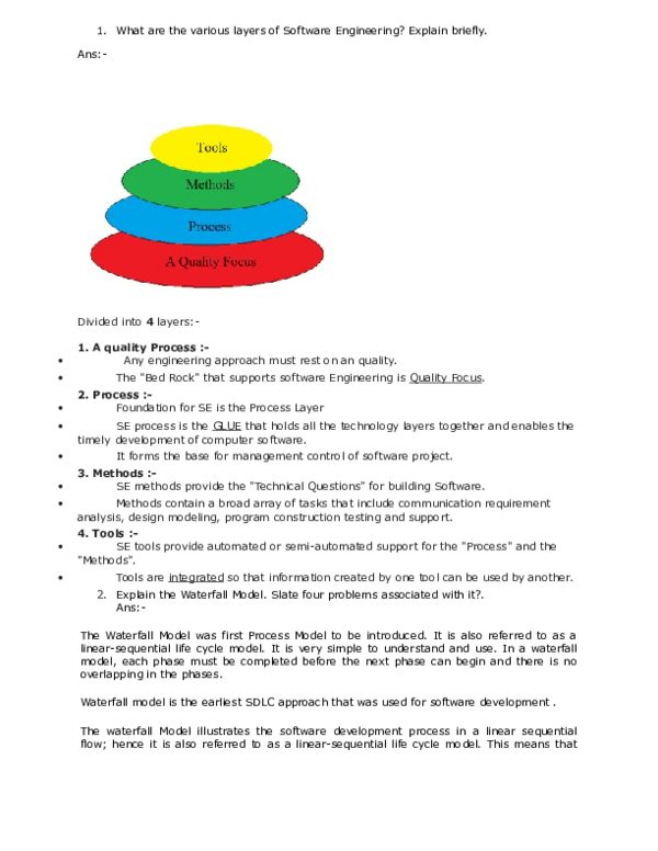 (DOC) Software engineering