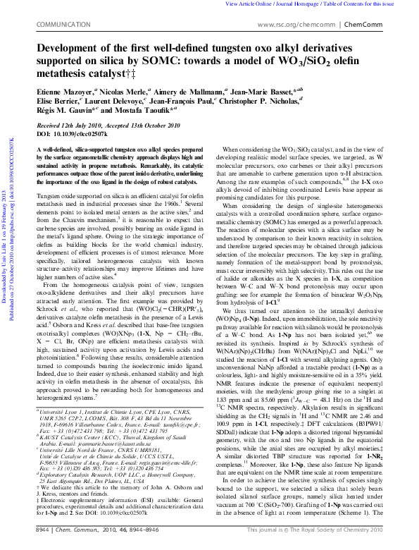 Tungsten catalyst metathesis 04 picture