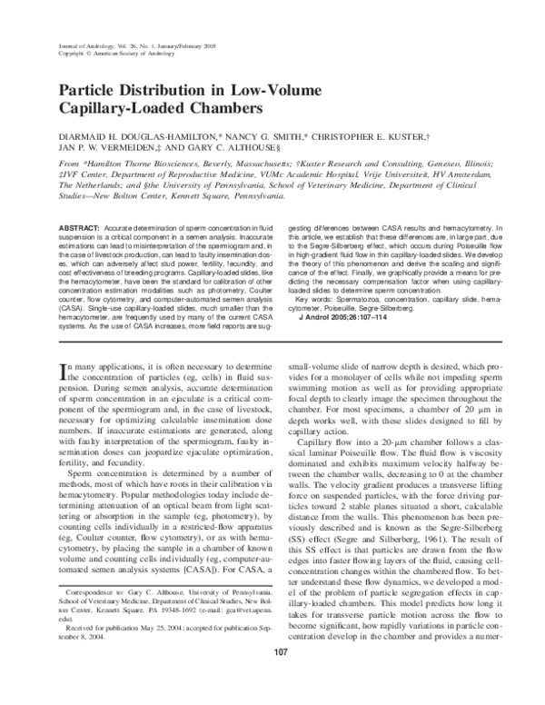 (PDF) Particle distribution in low-volume capillary-loaded chambers ...