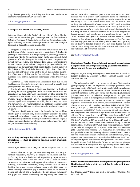 (PDF) A new pain assessment tool for Fabry disease