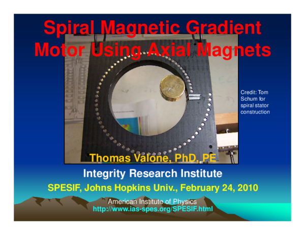 (PDF) Spiral Magnetic Gradient Motor Using Axial Magnets - slide ...