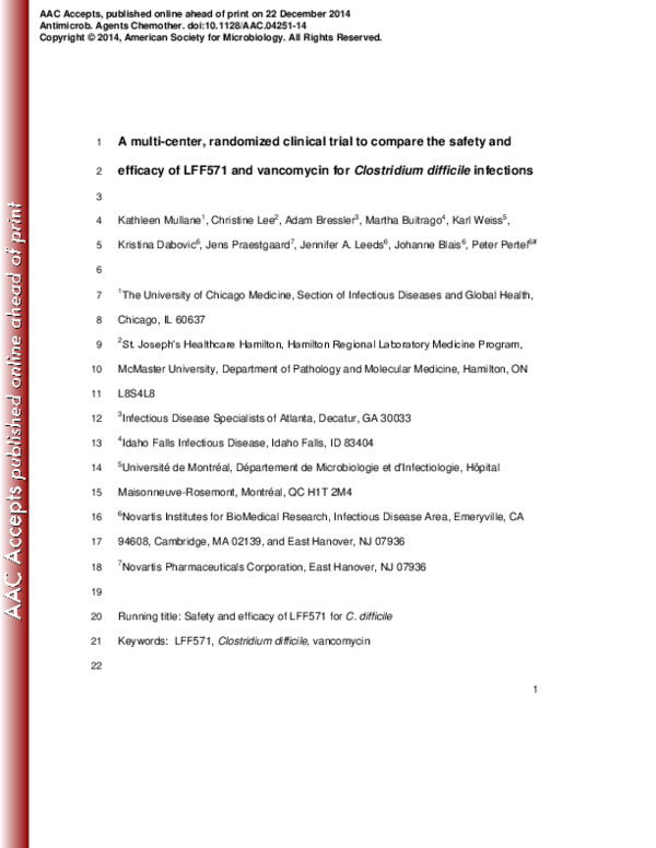 (PDF) Multicenter, Randomized Clinical Trial To Compare the Safety and ...