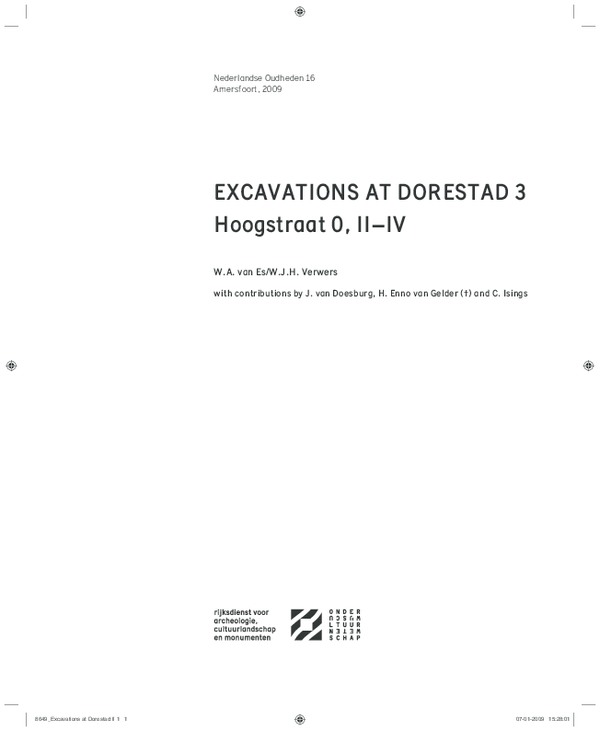 Pdf J Van Doesburg 2009 Late Medieval Pottery In W A Van Es