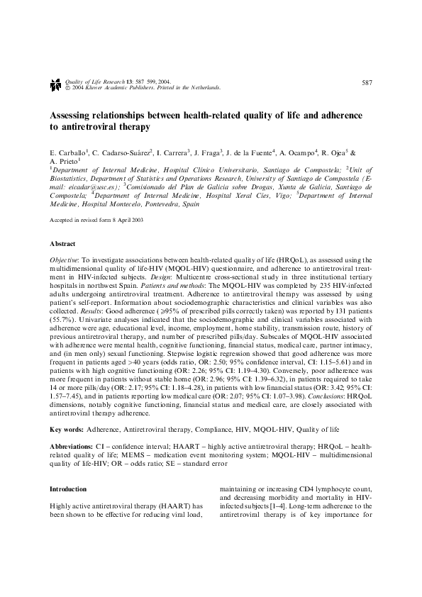 Antiretroviral therapy (art) image