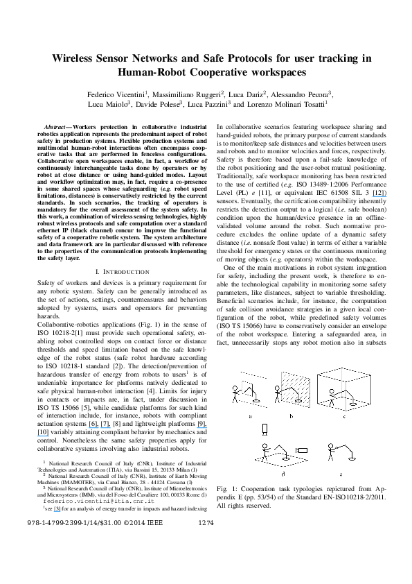 (PDF) Wireless sensor networks and safe protocols for user tracking in ...