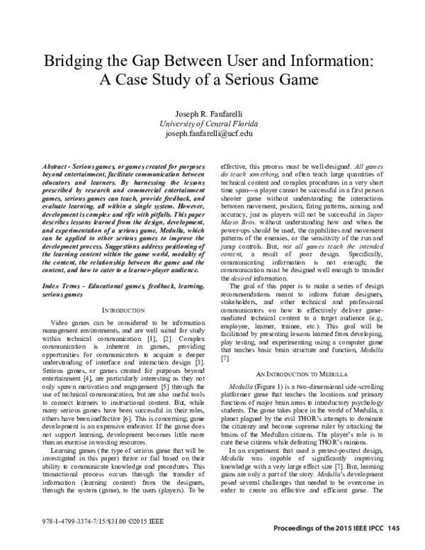(PDF) Bridging the Gap Between User and Information: A Case Study of a ...