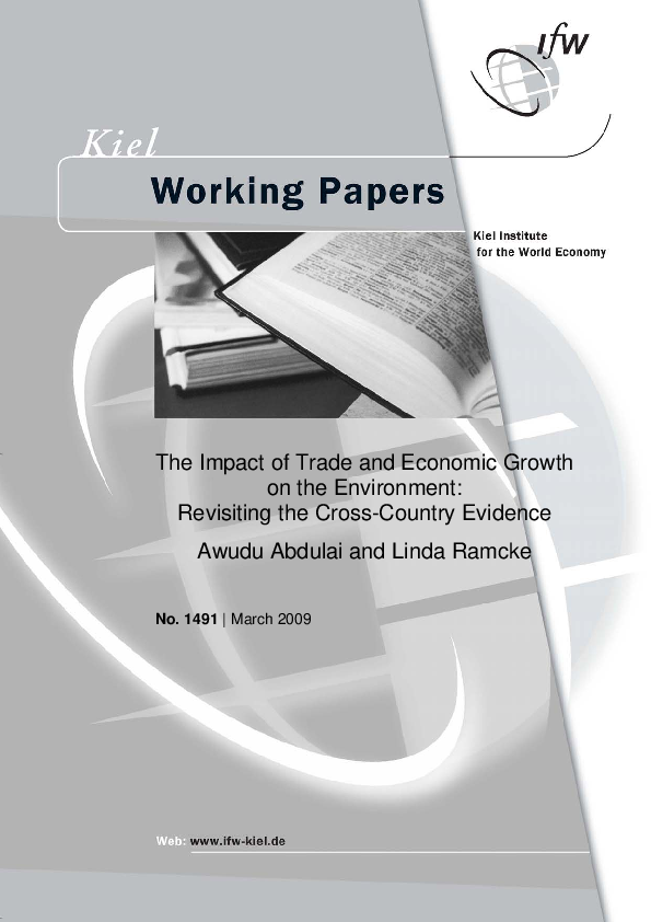 (PDF) THE IMPACT OF TRADE AND ECONOMIC GROWTH ON THE ENVIRONMENT ...
