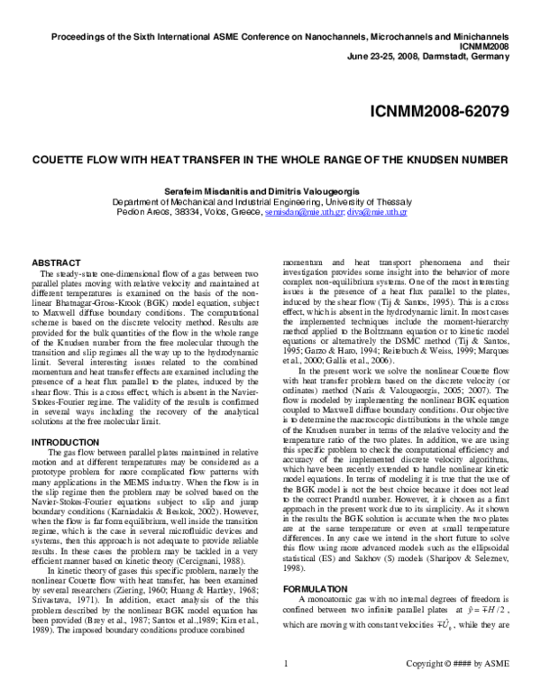 (PDF) Couette flow with heat transfer in the whole range of the Knudsen ...