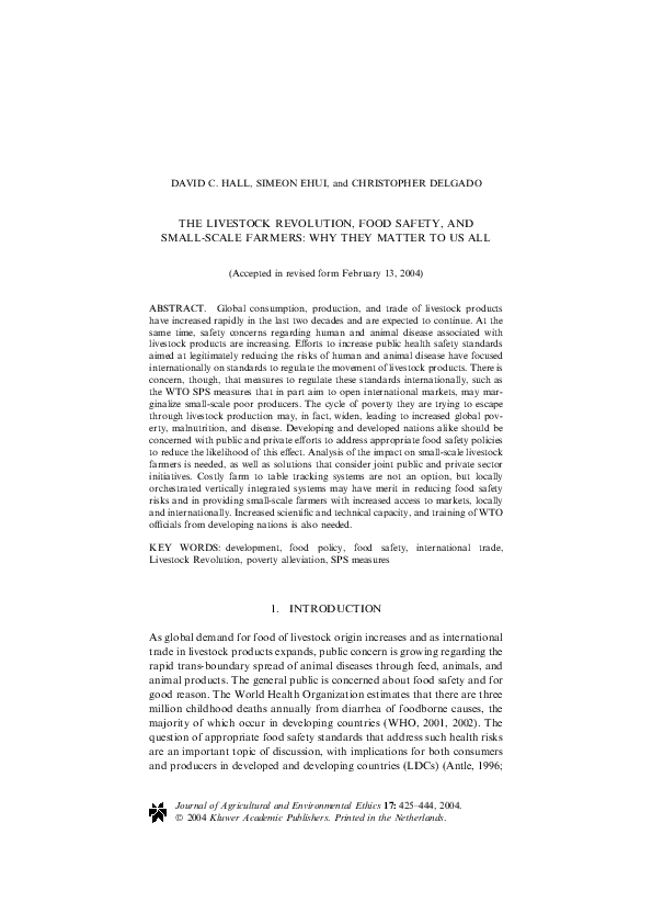 List five safety precaution tools when handling animals image