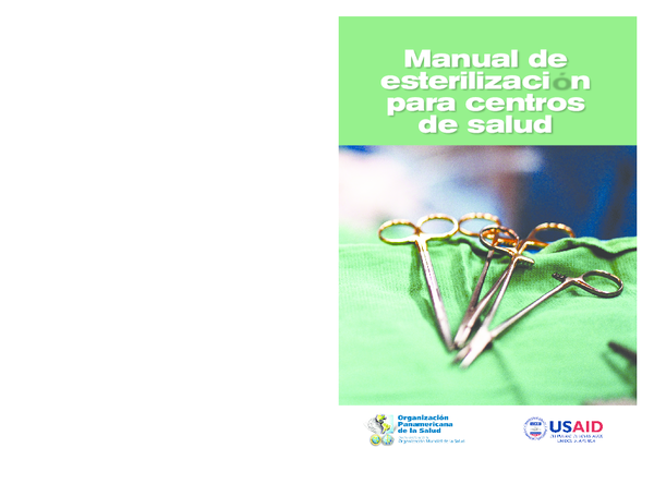 (PDF) Manual de esterilización para centros de salud