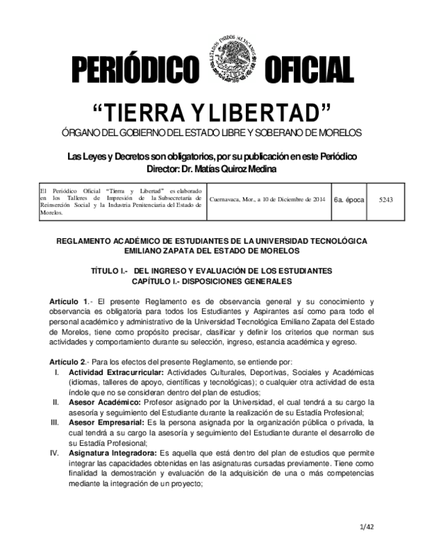 (PDF) PERIÓDICO OFICIAL 