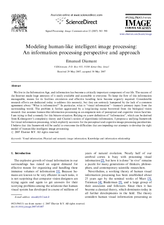 (PDF) Modeling human-like intelligent image processing: An information ...
