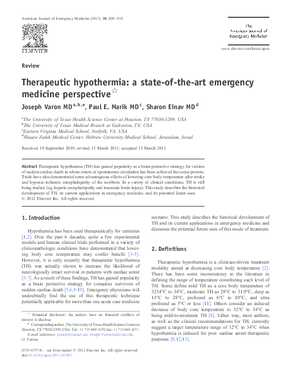 Hypothermia essays image