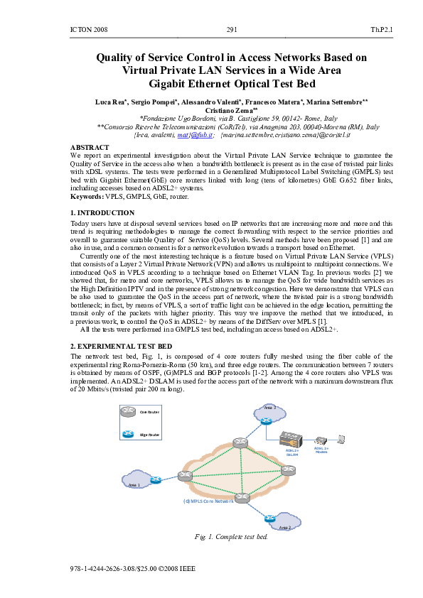 (PDF) Quality of service control in access networks based on Virtual ...