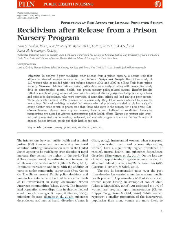 Prison nursery programs in the united states image
