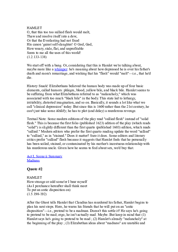 Hamlet's antic disposition towards ophelia image