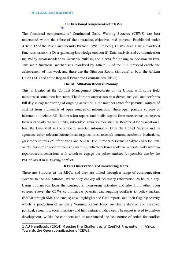 (DOC) THE FUNCTIONAL COMPONENTS OF CEWS