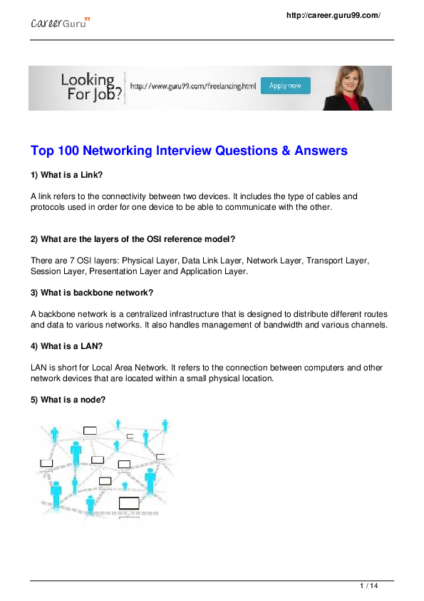 career guru99 networking