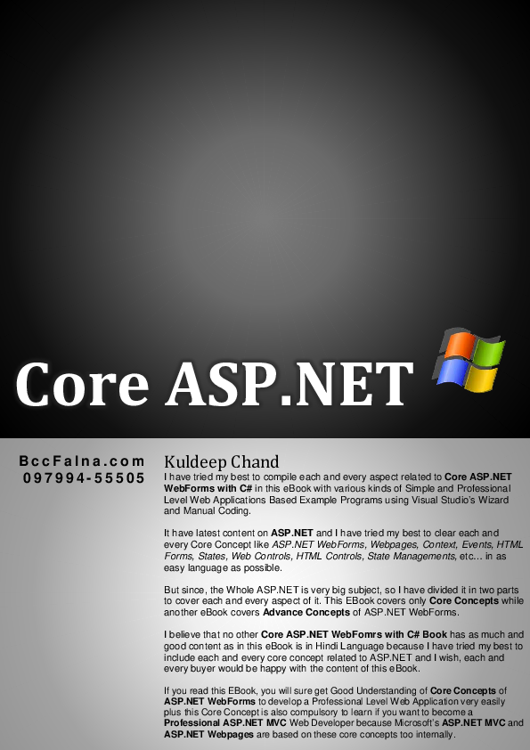 Pdf Core Asp Net Amit Joshi Academia Edu