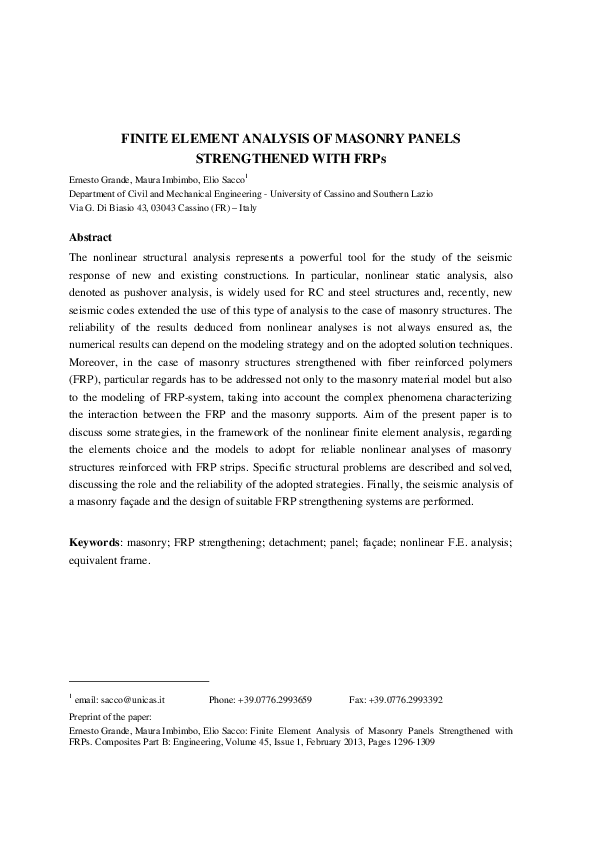 Research about masonry picture