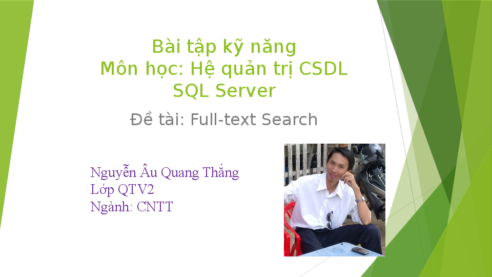 (PPT) Full Text Search