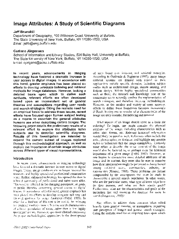 (PDF) Image attributes: A study of scientific diagrams