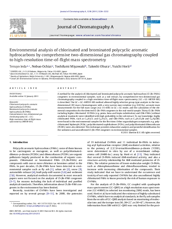 (PDF) Environmental analysis of chlorinated and brominated polycyclic