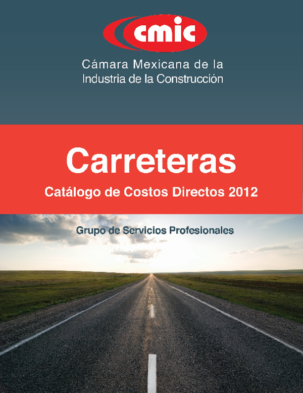 (PDF) Carreteras2012 Guia de Costos Directos de Carreteras 2012 Gral