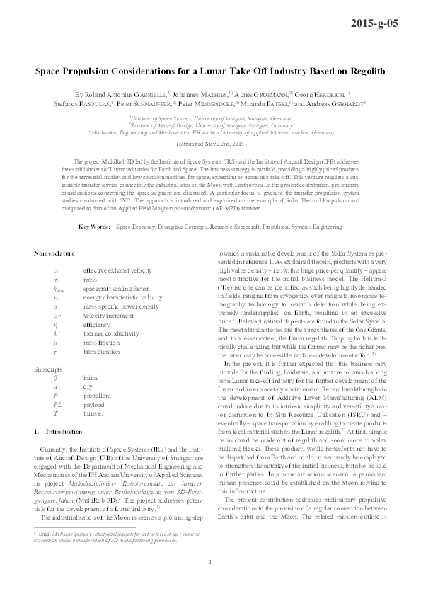 Nuclear propulsion in space image