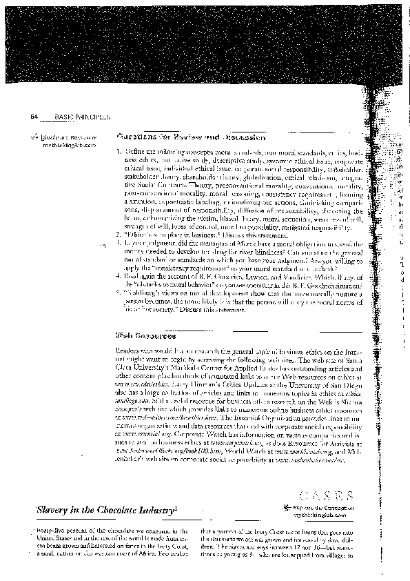 (PDF) Slavery in the chocolate industry case study xizhi Yang